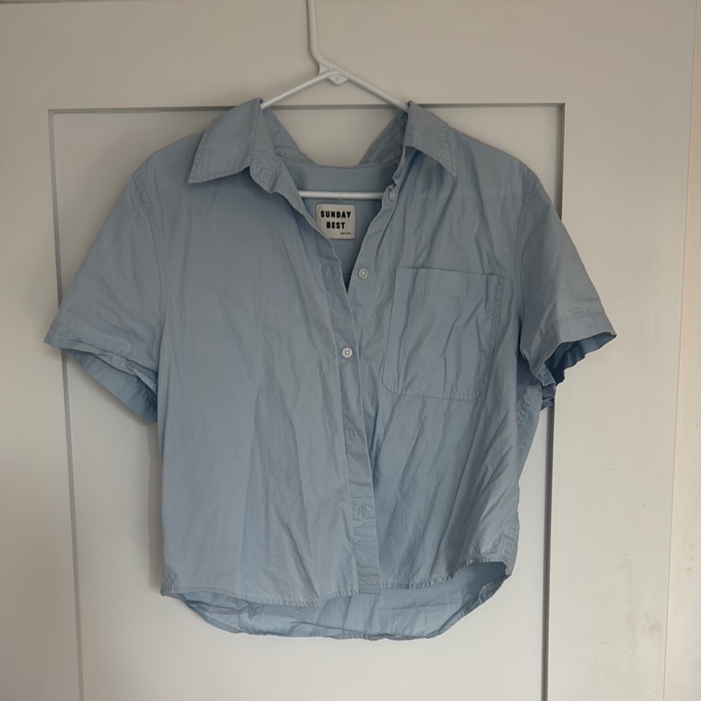 Sunday Best Light Blue Button Down Shirt